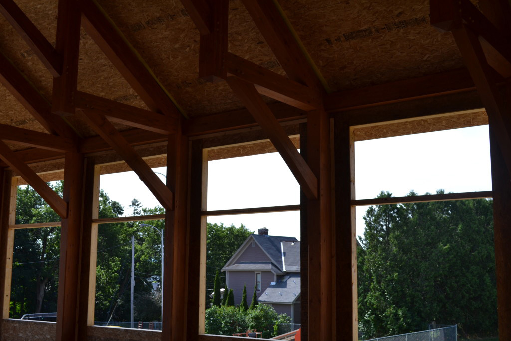 Window openings in SIPs on a commercial SIP installation
