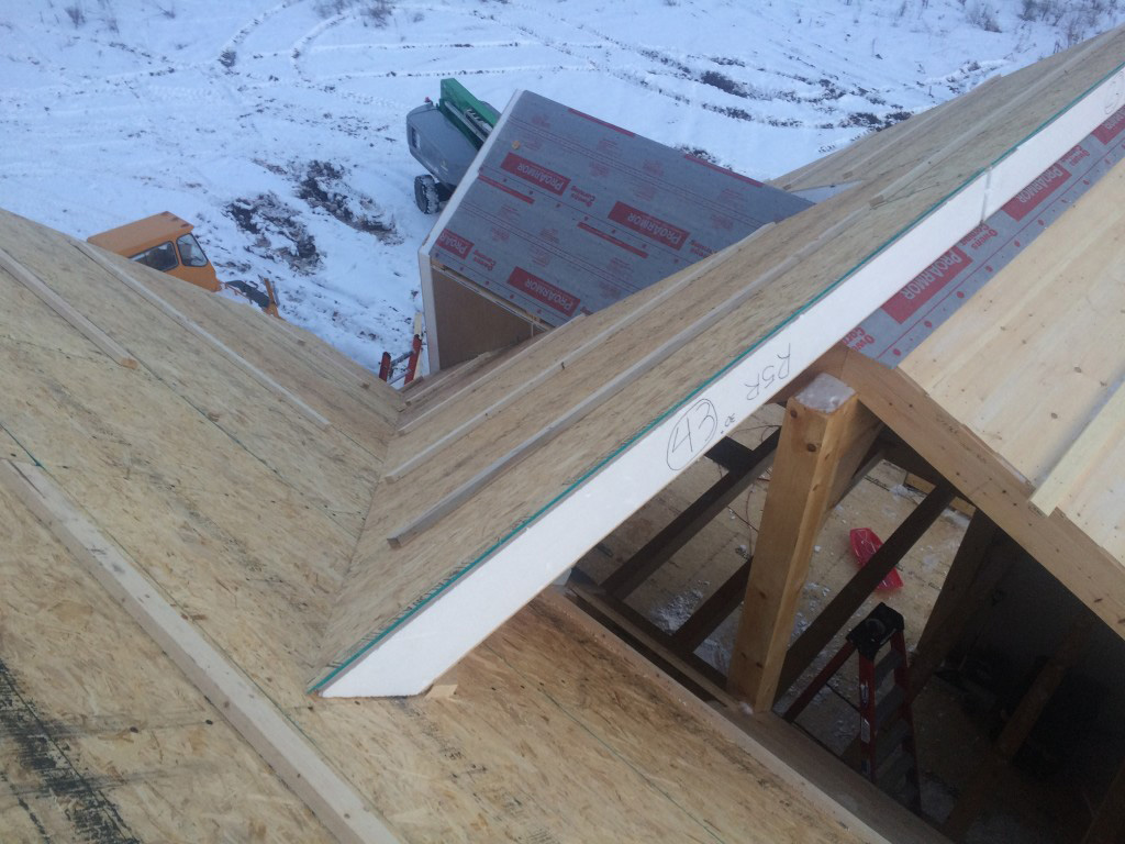 SIP roof overbuild